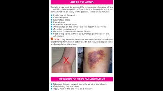 Area should avoid for venipuncture [upl. by Ttenaj]