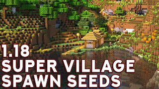 Minecraft 118 Super Village Spawn Seeds [upl. by Greyso]