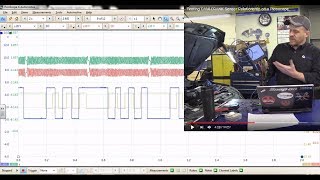 Testing CAMCRANK Sensor Relationship on a Picoscope [upl. by Jevon]