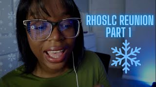 ASMR  RHOSLC Reunion Part 1 review [upl. by Hcirdla]