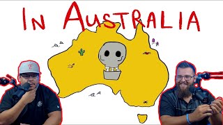 Americans React to Australias Deadliest Animals Song   What did we just watch [upl. by Onairpic856]