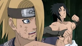 Sasuke vs Deidara Full Fight English Sub [upl. by Ajnat]