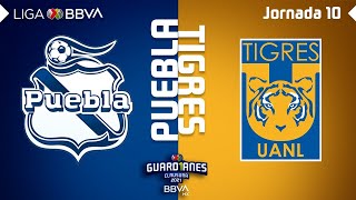 Resumen y Goles  Puebla vs Tigres  Liga BBVA MX  Guard1anes 2021  Jornada 10 [upl. by Helmut]