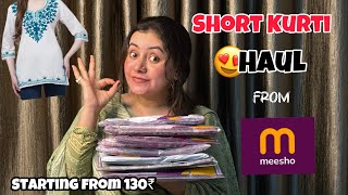 Meesho Short Kurti’s Haul  Honest Review 😍❤️ [upl. by Durning]