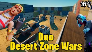 DUO Desert Zone Wars Fortnite Map [upl. by Jessee534]