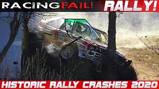 Historic Legend Rally Cars Crash Compilation 2020 [upl. by Atineg]