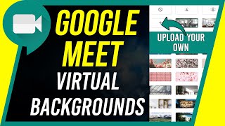 How to Change Background in Google Meet [upl. by Danni841]