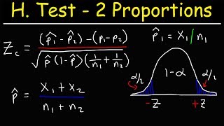 Hypothesis Testing With Two Proportions [upl. by Agustin]