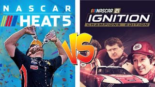 WHO WILL WIN Heat 5 VS NASCAR 21 Ignition [upl. by Anbul887]