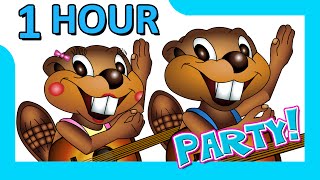 quotBusy Beavers DVD Partyquot  YouTube Sampler Kids Toddler English ESL Learning Songs [upl. by Gaye689]