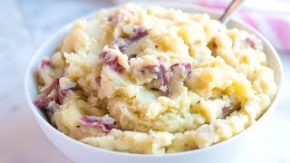 Perfect Homemade Mashed Potatoes Recipe [upl. by Naginarb]