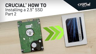 Part 2 of 4  Installing a Crucial® 25quot SSD Copy [upl. by Terry]