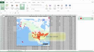 How to put coordinates on a map in Excel [upl. by Brendin]