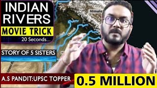 Best TRICK  All Rivers of India in 20 Sec  पूरी LIFE नहीं भूलोगे अब  UPSCSSC [upl. by Aztiley689]