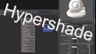 Maya Hypershade Basics [upl. by Anitap]