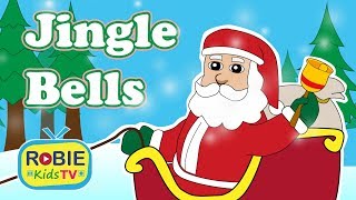 Jingle Bells Animated with Lyrics  Christmas Song for Children [upl. by Karyl523]