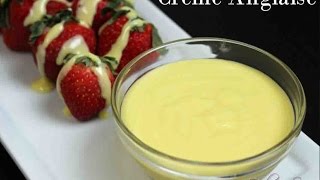 How to Make Crème Anglaise  Basic Custard Sauce [upl. by Aizti]