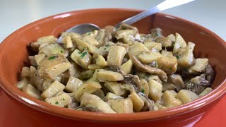 Funghi Porcini Trifolati RICETTA ORIGINALE [upl. by Sholem]