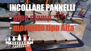 COME INCOLLARE UN PANNELLO IN LEGNO MASSELLO [upl. by Bugbee]