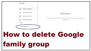 Delete Google Family Group Account [upl. by Roper]