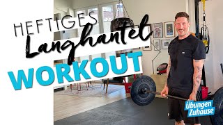 Das beste Langhantel Workout für zuhause  27 Min Ganzkörpertraining 🏋🏻‍♀️ [upl. by Jorge]