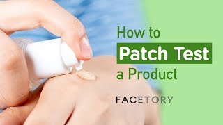 How To Patch Test a Product ✨ [upl. by Airekat]