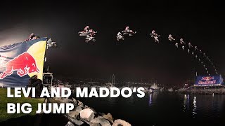 Behind the Scenes of Levi and Maddos Big Jump [upl. by Olra]