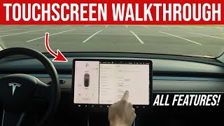 Tesla Touchscreen FULL WALKTHROUGH ALL FEATURES2020 [upl. by Alcine695]