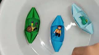 Comment faire un bateau en papier facile [upl. by Dodi]