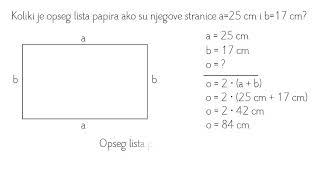 OPSEG PRAVOKUTNIKA I KVADRATA [upl. by Fagan]