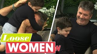 Simon Cowell Is Completely Upstaged by His Son in Adorable Interview  Loose Women [upl. by Gussie55]