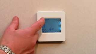 How to program underfloor heating thermostat [upl. by Romona]