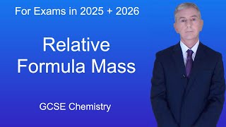 GCSE Chemistry Revision quotRelative Formula Massquot [upl. by Gnoy322]