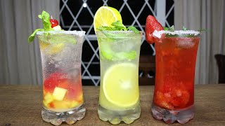 Tres bebidas refrescantes  micheladas de soda 🍸🍹🍷 [upl. by Eob]