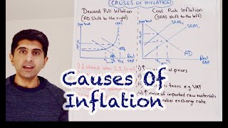 Y1 25 Causes of Inflation  Demand Pull and Cost Push Inflation [upl. by Meggs609]