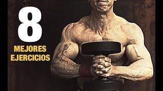 Los 8 Mejores Ejercicios Con Mancuernas ¡TRABAJA CADA MUSCULO [upl. by Freeland]