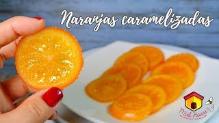 Naranjas confitadas FACILES caramelizada y escarchada [upl. by Preuss887]