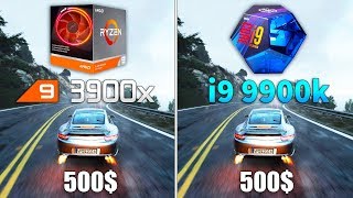 Ryzen 9 3900x vs i9 9900k Test in 9 Games [upl. by Ynwat]