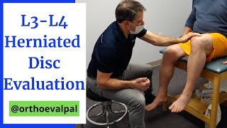 L3 L4 Herniated Disc Evaluation [upl. by Aikas]