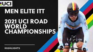 Men Elite ITT Highlights  2021 UCI Road World Championships [upl. by Tohcnarf59]