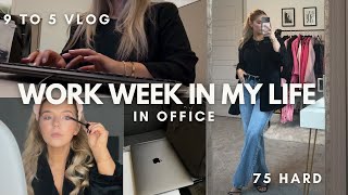 WORK WEEK IN MY LIFE  9 to 5 in finance [upl. by Gem]