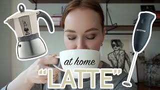 HOW TO MAKE A quotLATTEquot AT HOME moka pot  frother [upl. by Savanna66]