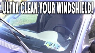 THIS IS HOW YOU CLEAN YOUR WINDSHIELD FOREVER [upl. by Ailemrac42]