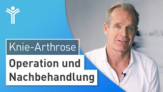 KnieArthrose OP  Operation Nachbehandlung und wie es mit Knieprothese weitergeht [upl. by Ailis21]