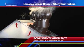 Lomanco® Whirlybird® Turbine Smoke House Demo [upl. by Inami578]