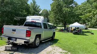 Indiana Spring Mill State Park Campground [upl. by Bilek]