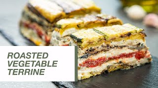 Roasted Vegetable Terrine  Food Channel L Recipes [upl. by Willa]