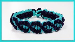 Paracord Bracelet quotParalixquot Bracelet Design Without Buckle [upl. by Sansone]