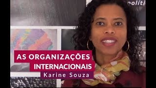 ORGANIZAÇÕES INTERNACIONAIS o que são e importância para Relações Internacionais  Karine de Souza [upl. by Aeikan105]