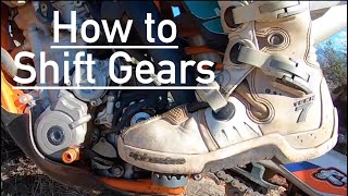 How to Shift Gears Like A Pro First Time Dirt Bike Riding Tips [upl. by Repsac]